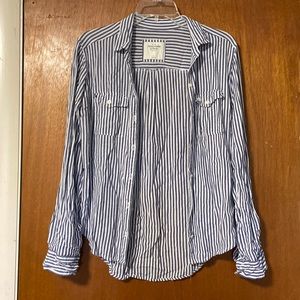 Abercrombie & Fitch Striped Button Down
